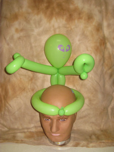 balloon alien hat