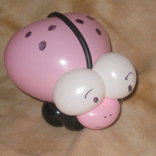 pink ladybug balloon